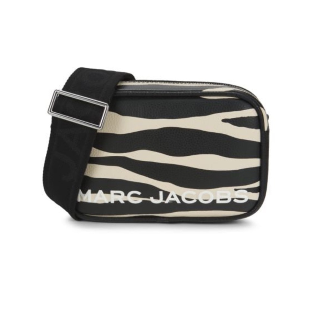 MARC JACOBS Zebra Print Bold Flash Camera Bag Crossbody Purse